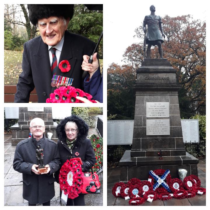 Remembrance Commemoration of ending of WW1 in Cambuslang