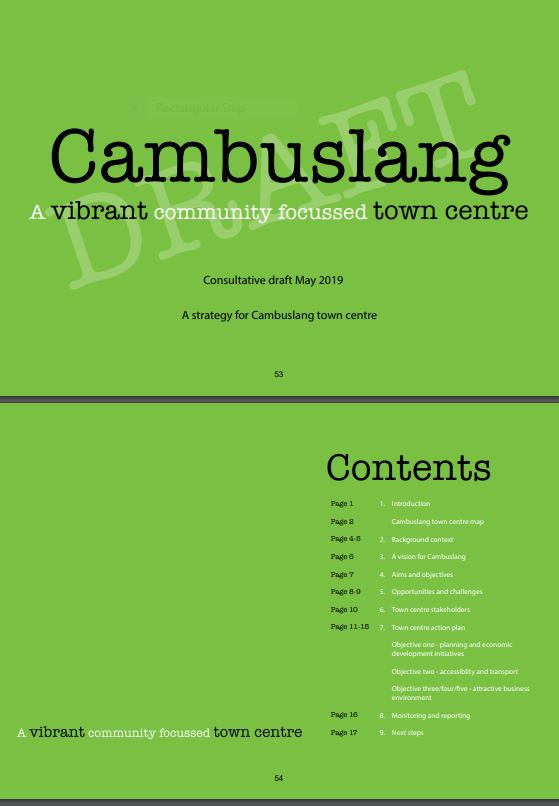 Cambuslang Town Centre will be changing! Consultation on new strategy to be launched
