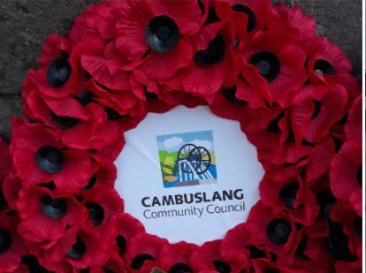 Our tribute on  Cambuslang Remembrance Sunday