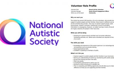 National Autistic Society need volunteers in Cambuslang!